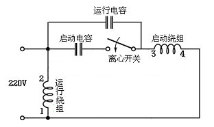 启动电容和运转电容接法